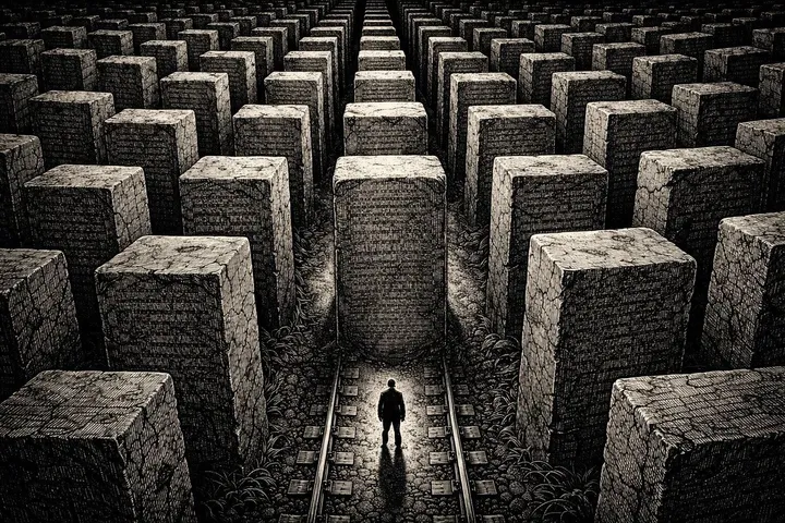 Cover image for "फ़ैक्ट्रियों को आत्मा की ज़रूरत नहीं" — तुमने बीस साल एक 'शायद कभी काम आए' के लिए ज्ञान जमा करने में बिताए। वो 'कभी' आया ही नहीं। ये शिक्षा नहीं, संगठित लूट है।